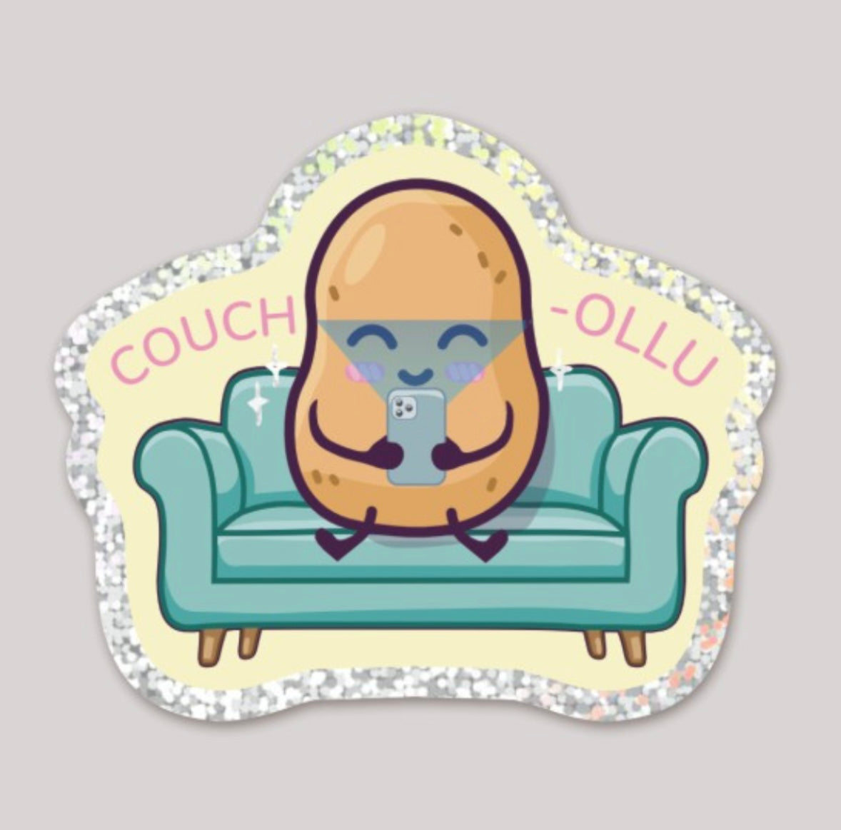 Couch Potato Sticker