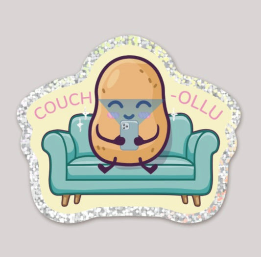 Couch Potato Sticker